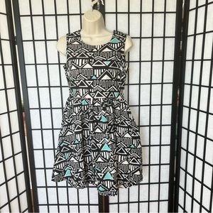 Mata Traders Geometric Dress Size S Fair Trade Eco-friendly Alt Fashion